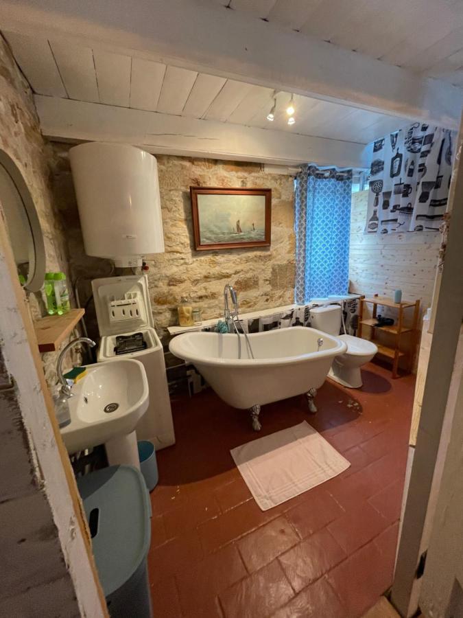 Authentique Maison De Pecheur Au Coeur D'Un Hameau Crozon Exteriör bild