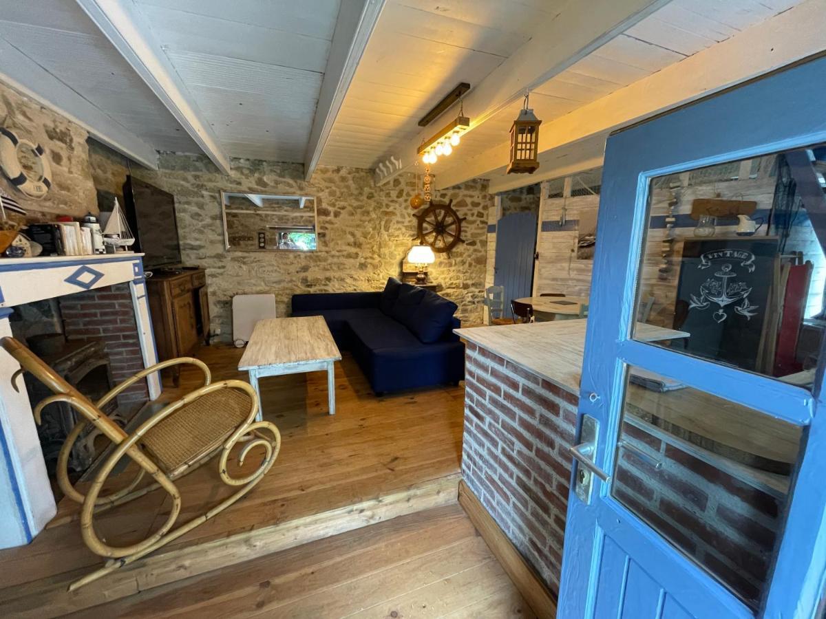 Authentique Maison De Pecheur Au Coeur D'Un Hameau Crozon Exteriör bild